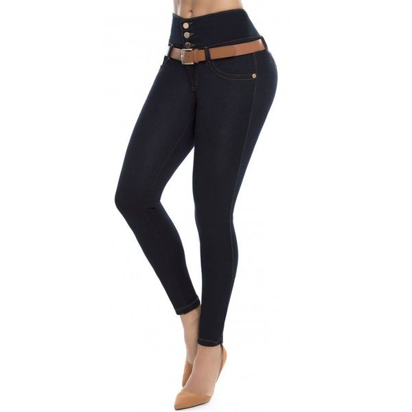 2018 womens high waist elastic skinny denim jeans with sash long pencil pants plus size woman jeans camisa feminina trousers, Blue
2018 womens high waist elastic skinny denim jeans with sash long pencil pants plus size woman jeans camisa feminina trousers, Blue