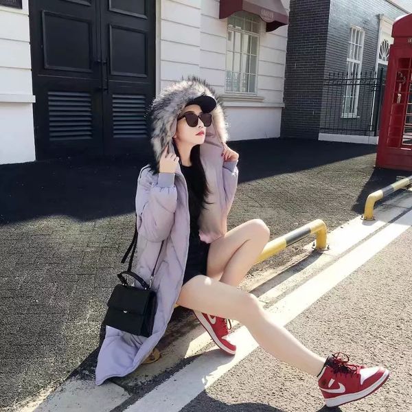 2020 new women winter coat long cotton casual fur collar hooded jackets ladies warm winter parkas female overcoat womens clothes, Black
2020 new women winter coat long cotton casual fur collar hooded jackets ladies warm winter parkas female overcoat womens clothes, Black