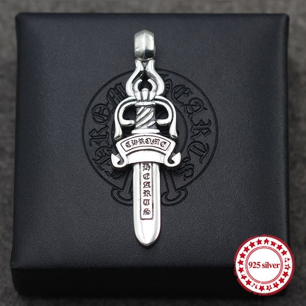 s925 sterling silver men's pendants personalized classic retro fashion series punk style hip-hop sword dagger modeling gift
s925 sterling silver men's pendants personalized classic retro fashion series punk style hip-hop sword dagger modeling gift