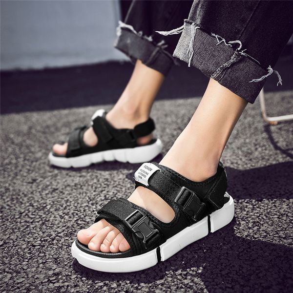 sandals men shoes fashion summer men personality 2019 flats platform open toe antiskid non-slip sandal beach casual shoes man, Black
sandals men shoes fashion summer men personality 2019 flats platform open toe antiskid non-slip sandal beach casual shoes man, Black