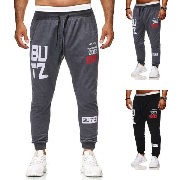 2019 new men joggers male trousers casual men's new fashion summer print casual sports running elastic drawstring trousers s-2xl, Black
2019 new men joggers male trousers casual men's new fashion summer print casual sports running elastic drawstring trousers s-2xl, Black