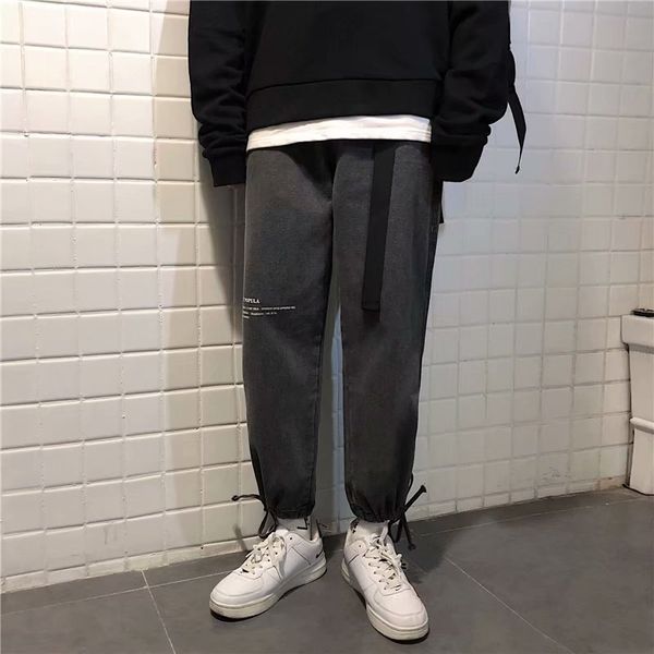hong kong style denim jeans 2020 new brand casual teenagers loose straight wide leg harem pants korean trend pants men, Blue
hong kong style denim jeans 2020 new brand casual teenagers loose straight wide leg harem pants korean trend pants men, Blue