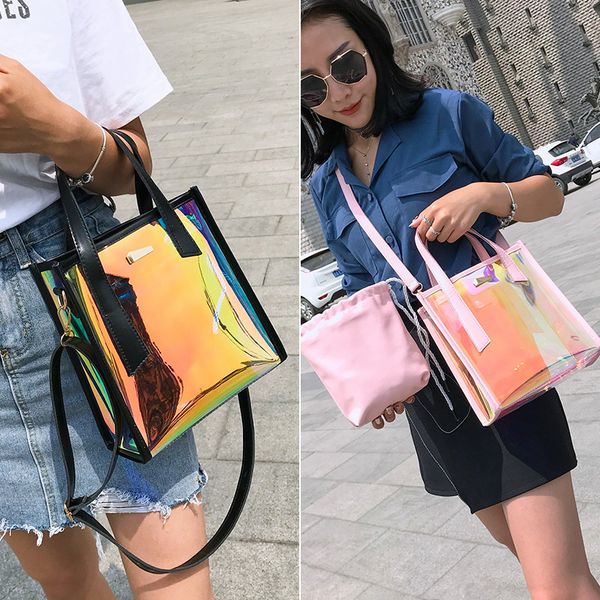 2020 summer new pvc fashion women bags beach jelly female shoulder bag tote crossbody bags women's handbags transparent
2020 summer new pvc fashion women bags beach jelly female shoulder bag tote crossbody bags women's handbags transparent