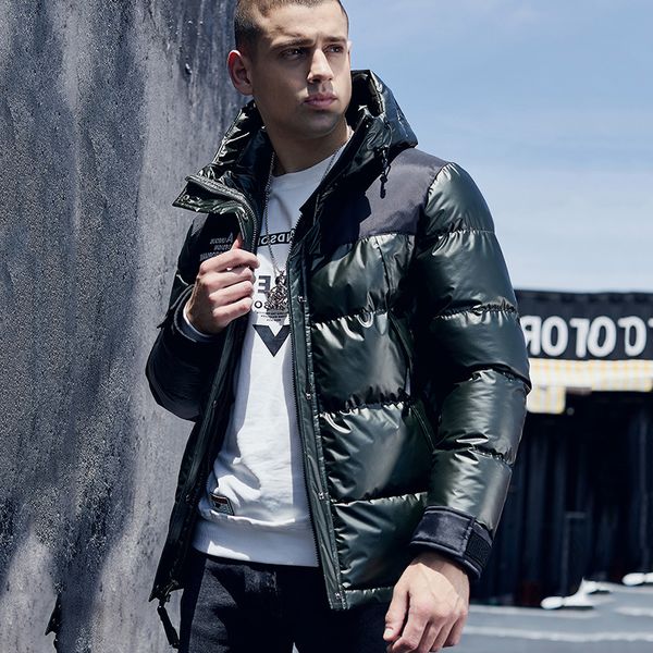 warm down cotton padded winter jacket men casual hooded parker coat cotton collar jacket men, Black
warm down cotton padded winter jacket men casual hooded parker coat cotton collar jacket men, Black
