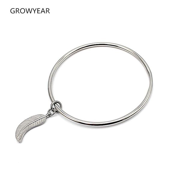 stainless steel charm bangles bracelets summer style round circle bracelet with feather pendant for women ing, Black
stainless steel charm bangles bracelets summer style round circle bracelet with feather pendant for women ing, Black