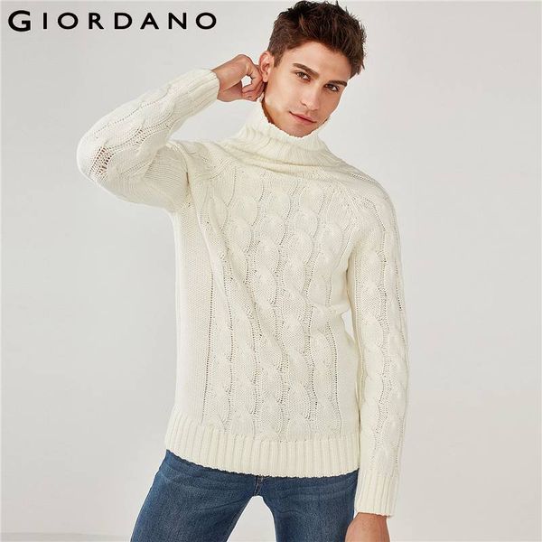 giordano men sweater men thick turtleneck warm sueter hombre pullover sweater long sleeve ribbed cuffs pullover winter, White;black
giordano men sweater men thick turtleneck warm sueter hombre pullover sweater long sleeve ribbed cuffs pullover winter, White;black