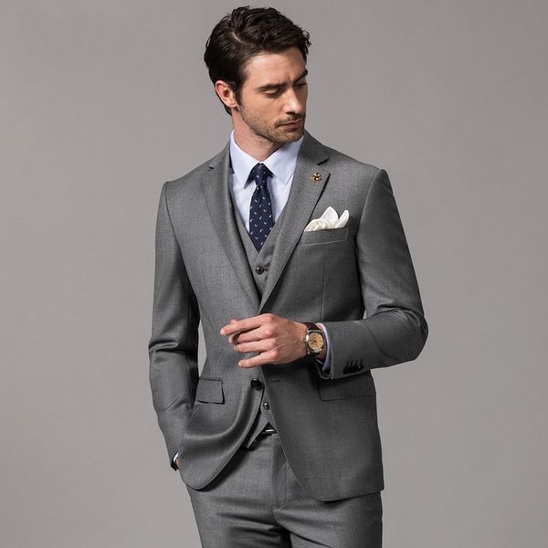 classic grey groom tuxedos notch lapel groomsman wedding 3 piece suit fashion men business prom party jacket blazer(jacket+pants+tie+vest)57, Black;gray
classic grey groom tuxedos notch lapel groomsman wedding 3 piece suit fashion men business prom party jacket blazer(jacket+pants+tie+vest)57, Black;gray