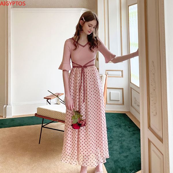 original design aigyptos new 2020 summer french round dot lotus leaf sleeve fashionable and elegant party dress, Black;gray
original design aigyptos new 2020 summer french round dot lotus leaf sleeve fashionable and elegant party dress, Black;gray