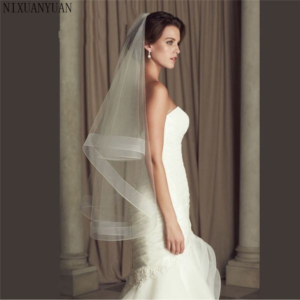 wedding accessories ribbon edge fingertip veil with 2" horsehair trim fingertip wedding veil bridal veil crinoline 2 tier veils c190411, Slivery;golden
wedding accessories ribbon edge fingertip veil with 2" horsehair trim fingertip wedding veil bridal veil crinoline 2 tier veils c190411, Slivery;golden