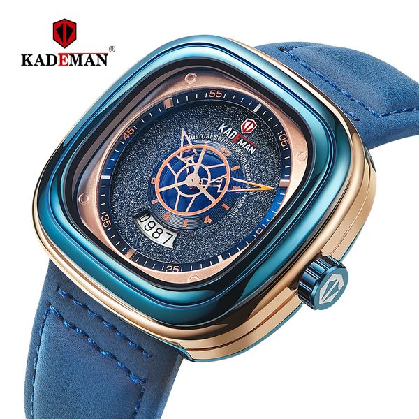 kademan new square watch men luxury sport watches 2019 starry design fashion wristwatches 3tam business casual relogio masculino, Slivery;brown
kademan new square watch men luxury sport watches 2019 starry design fashion wristwatches 3tam business casual relogio masculino, Slivery;brown