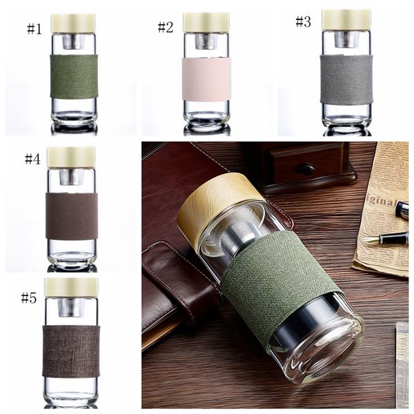 glass water bottles heat resistant tumblers with stainless steel tea infuser strainer office car drinking cup 400ml 5 designs dsl-yw3117
glass water bottles heat resistant tumblers with stainless steel tea infuser strainer office car drinking cup 400ml 5 designs dsl-yw3117