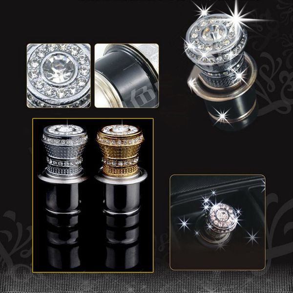 luxury aluminum car cigarette lighter with small crystal rhinestones golden auto accessories
luxury aluminum car cigarette lighter with small crystal rhinestones golden auto accessories