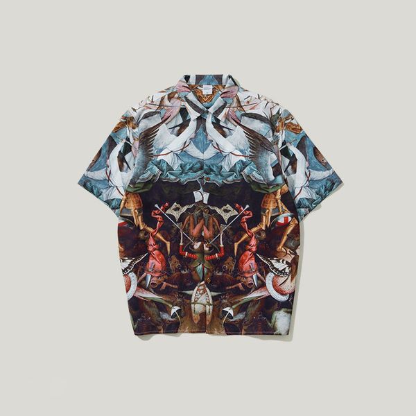 flam online 2019 oversize casual funny printed shirts skateboards shirts high street summer men short sleeve, White;black
flam online 2019 oversize casual funny printed shirts skateboards shirts high street summer men short sleeve, White;black
