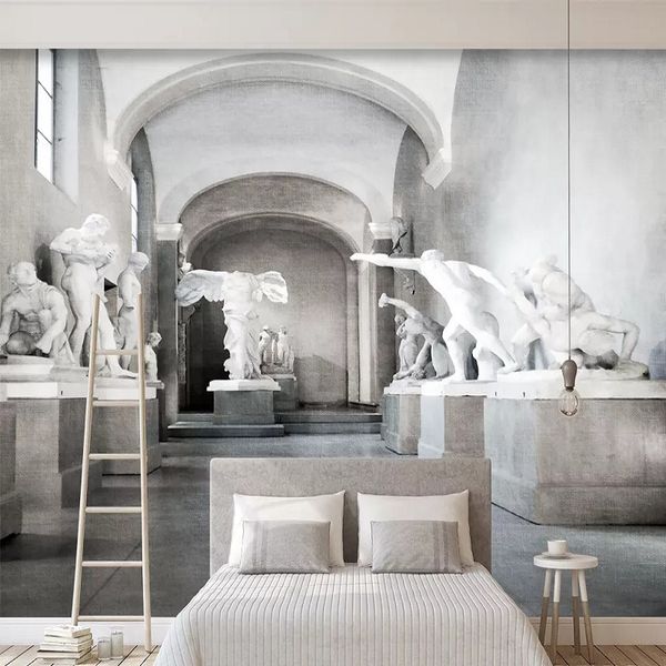 custom large mural 3d wallpaper modern creative 3d expansion space european gray white statue tv back wall decor 5d embossed
custom large mural 3d wallpaper modern creative 3d expansion space european gray white statue tv back wall decor 5d embossed