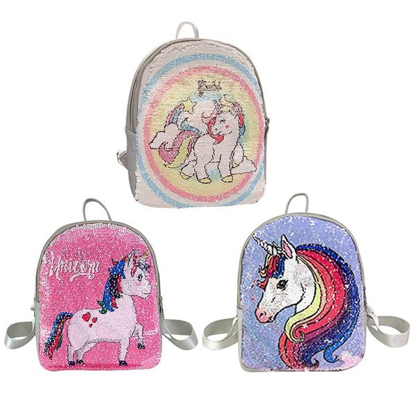 1 pc unicorn sequined backpack change pattern positive and negative double shoulder bag children kids school backpack dropship
1 pc unicorn sequined backpack change pattern positive and negative double shoulder bag children kids school backpack dropship