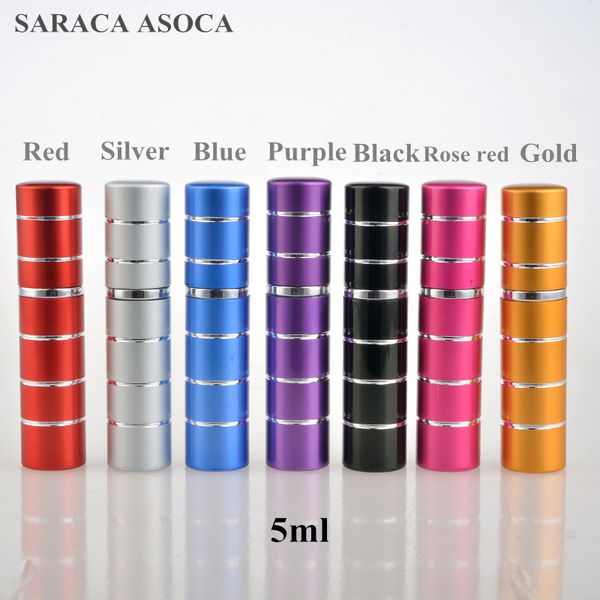 5ml mini travel portable silver ring metal aluminu refillable perfume bottle spray empty cosmetic containers colorful 50pcs/lot
5ml mini travel portable silver ring metal aluminu refillable perfume bottle spray empty cosmetic containers colorful 50pcs/lot