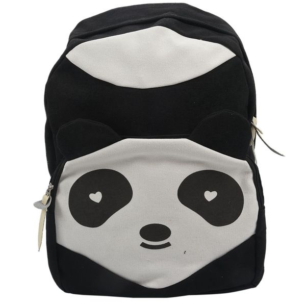 cute panda canvas backpack rucksack lady girl boy student book bag schoolbag - black
cute panda canvas backpack rucksack lady girl boy student book bag schoolbag - black