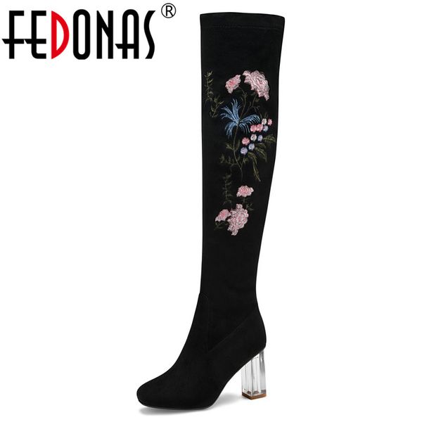 fedonas vintage embroider black mink women knee high boots 2019 winter round toe square heels zipper party office shoes woman
fedonas vintage embroider black mink women knee high boots 2019 winter round toe square heels zipper party office shoes woman