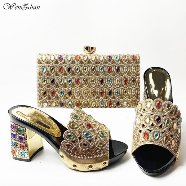 latest italian med heel shoes 7cm and bag for evening party with rhinstones gold italian handbags match bags set 37-42 201-7, Black
latest italian med heel shoes 7cm and bag for evening party with rhinstones gold italian handbags match bags set 37-42 201-7, Black