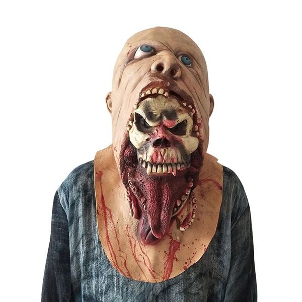 halloween mask skull horror mask scary emulsion skin zombie latex for costume masquerade birthday parties carnival maks 
halloween mask skull horror mask scary emulsion skin zombie latex for costume masquerade birthday parties carnival maks