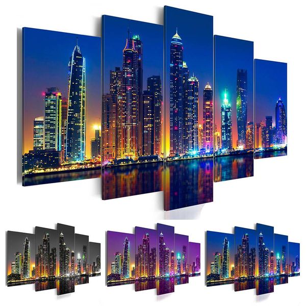 (no frame)5pcs/set building fashion wall art canvas painting city night view modern home decoration,choose color:3 and size:3
(no frame)5pcs/set building fashion wall art canvas painting city night view modern home decoration,choose color:3 and size:3