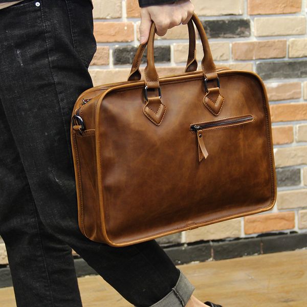 briefcases 14 inch pu crazy horse leather office handbag waterproof men's business messenger bag vintage casual lapbriefcase male
briefcases 14 inch pu crazy horse leather office handbag waterproof men's business messenger bag vintage casual lapbriefcase male
