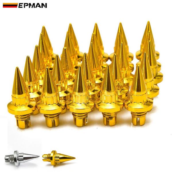 

EPMAN -25pcs / серия Пластиковые Spike колеса заклепок Колесные диски Cap Lip Винт Болт Шины E