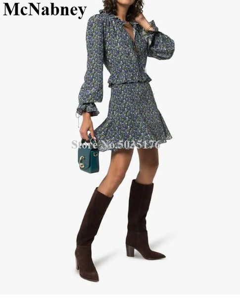 mcnabney women long boots slip-on flock pointed toe knee high ladies boots thick high heel fashion solid winter rome women shoes, Black
