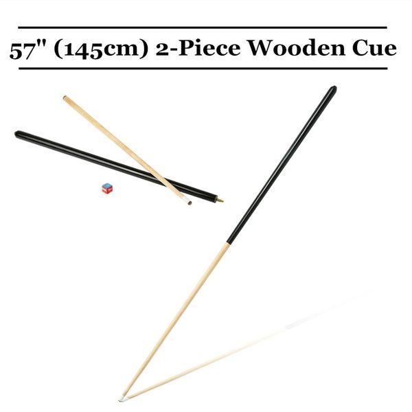 145cm/57" 2-piece 1/2 design wood jointed billiard cue stick snooker billiards pool with chalk entertainment snooker cues
145cm/57" 2-piece 1/2 design wood jointed billiard cue stick snooker billiards pool with chalk entertainment snooker cues