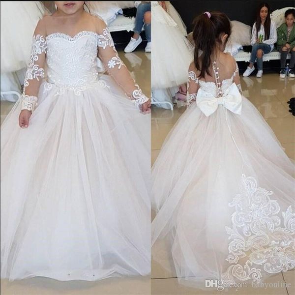 vintage princess flower girl dresses lace long sleeves appliques kids toddler dress for weddings birthday party with bow, White;blue
vintage princess flower girl dresses lace long sleeves appliques kids toddler dress for weddings birthday party with bow, White;blue