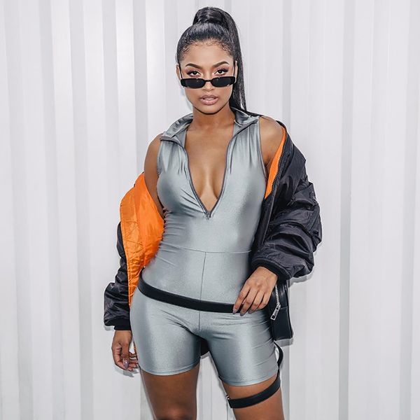 party v neck sleeveless summer skinny solid women playsuit zipper romper bodysuit fashion outfit fluorescence sexy, Black;white
party v neck sleeveless summer skinny solid women playsuit zipper romper bodysuit fashion outfit fluorescence sexy, Black;white