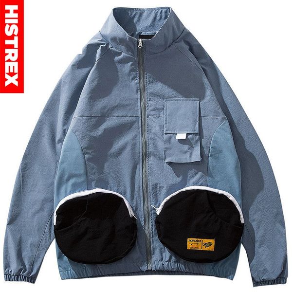 2020 men hip hop jacket streetwear mult pockets zipper jacket windbreaker harajuku retro color block track coat hipster, Black;brown
2020 men hip hop jacket streetwear mult pockets zipper jacket windbreaker harajuku retro color block track coat hipster, Black;brown