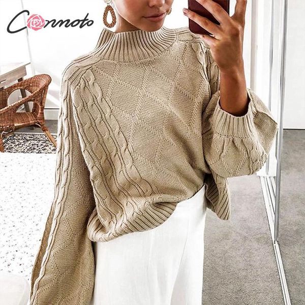 conmoto autumn winter women sweater knitted pullover 2019 casual high street lantern sleeve loose jumpers female black sweater, White;black
conmoto autumn winter women sweater knitted pullover 2019 casual high street lantern sleeve loose jumpers female black sweater, White;black
