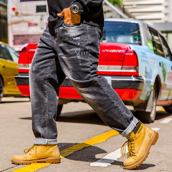 plus size 32 34 36 38 40 42 44 46 men's fashion embroidery hole jeans 2019 new cotton large size motorcycle pants, Blue
plus size 32 34 36 38 40 42 44 46 men's fashion embroidery hole jeans 2019 new cotton large size motorcycle pants, Blue