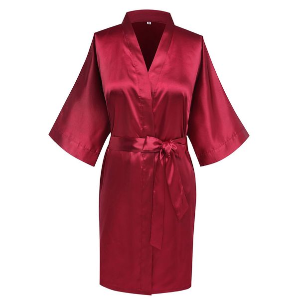 burgundy home clothes dress satin women sleepwear nightgown kimono bathrobe bride bridesmaid wedding robe negligee, Black;red
burgundy home clothes dress satin women sleepwear nightgown kimono bathrobe bride bridesmaid wedding robe negligee, Black;red