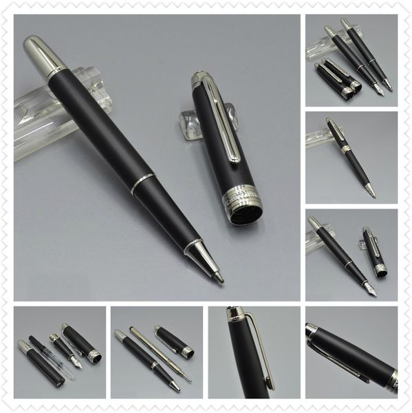 163 matte black metal roller ball pen / fountain pen / ballpoint pen office stationery luxury write ink pens gift ing, Blue;orange
163 matte black metal roller ball pen / fountain pen / ballpoint pen office stationery luxury write ink pens gift ing, Blue;orange