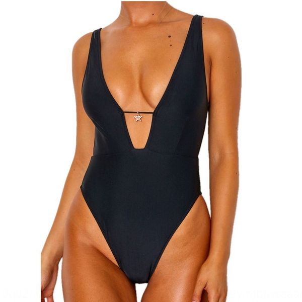 2020 solid color one-piece women's swimsuit 2020 solid color sling bikini sling bikini one-piece women's swimsuit, White;black
2020 solid color one-piece women's swimsuit 2020 solid color sling bikini sling bikini one-piece women's swimsuit, White;black