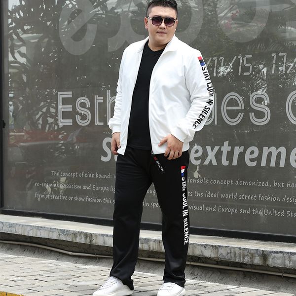 tracksuit set men clothes 2019 fashion fat plus size 7xl 8xl 9xl sportwear men jacket +pants 2 piece sets sweat suit sweatshirts, Gray
tracksuit set men clothes 2019 fashion fat plus size 7xl 8xl 9xl sportwear men jacket +pants 2 piece sets sweat suit sweatshirts, Gray