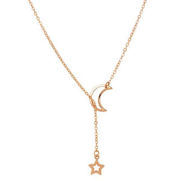 golden moon necklace ladies fashion simple moon star pendant necklace clavicle chain jewelry lady gift jewelry, Silver
golden moon necklace ladies fashion simple moon star pendant necklace clavicle chain jewelry lady gift jewelry, Silver