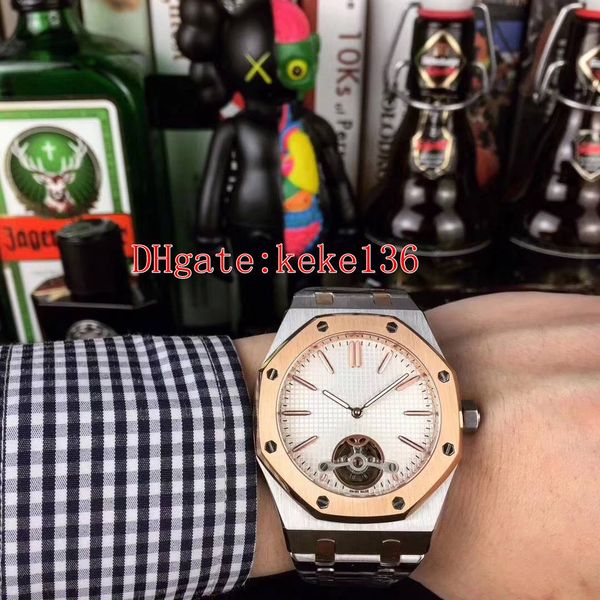 4 colors excellent wristwatches n8 factory oak offshore power reserve 15400 44mm 18k rose gold automatic mechanical mens watch watches, Slivery;brown
4 colors excellent wristwatches n8 factory oak offshore power reserve 15400 44mm 18k rose gold automatic mechanical mens watch watches, Slivery;brown