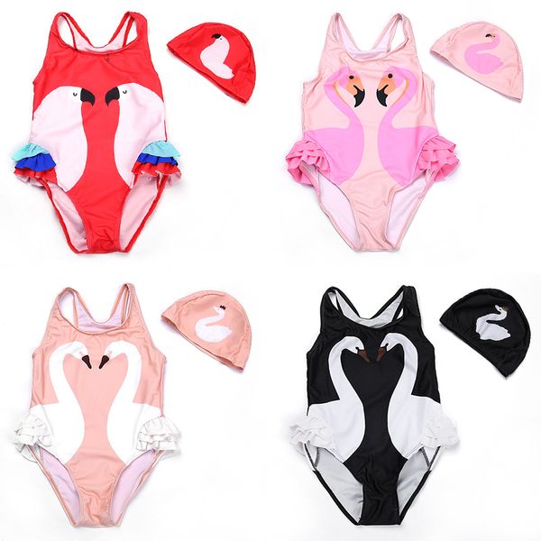 2019 kids girls flamingo swan print cartoon swimwear patchwork one piece suits with cap swimsuit beach wear s8d901x
2019 kids girls flamingo swan print cartoon swimwear patchwork one piece suits with cap swimsuit beach wear s8d901x