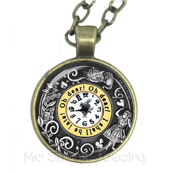 alice in wonderland necklace art jewelry glass dome rabbit pendant fashion jewelry for friends fashion sweater chain jewelry, Silver
alice in wonderland necklace art jewelry glass dome rabbit pendant fashion jewelry for friends fashion sweater chain jewelry, Silver