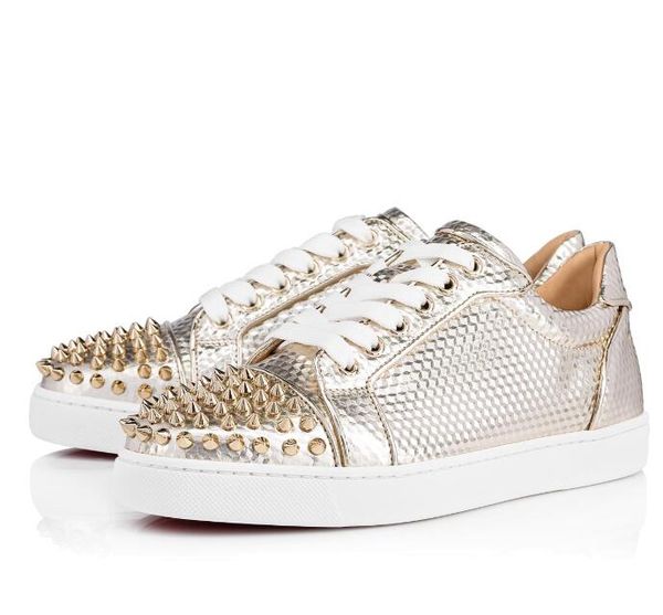 20 style colors junior spikes sneakers brands red bottom shoes studs lace up skateboard casual party dress eu35-47,with box, Black
20 style colors junior spikes sneakers brands red bottom shoes studs lace up skateboard casual party dress eu35-47,with box, Black