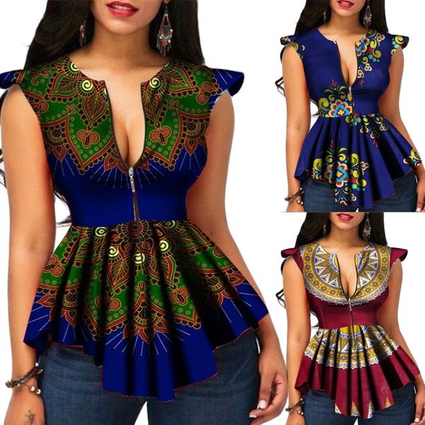 женщины танк лето молния футболка африканская печать топ блузка футболки xrq88, White
женщины танк лето молния футболка африканская печать топ блузка футболки xrq88, White