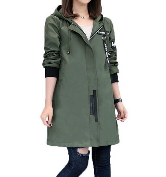 2019 новая весна осень пальто женщины причинно с длинным рукавом с капюшоном среднего длинного армейского зеленого пальто женское casaco fem, Tan;black
2019 новая весна осень пальто женщины причинно с длинным рукавом с капюшоном среднего длинного армейского зеленого пальто женское casaco fem, Tan;black