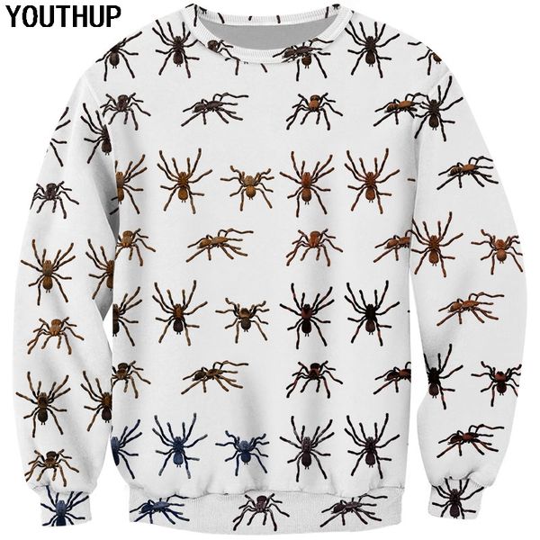 youthup 2019 spring spider 3d hoodies male insect print cool funny 3d hoodies sweatshirts men pullovers plus size streetwear, Black
youthup 2019 spring spider 3d hoodies male insect print cool funny 3d hoodies sweatshirts men pullovers plus size streetwear, Black