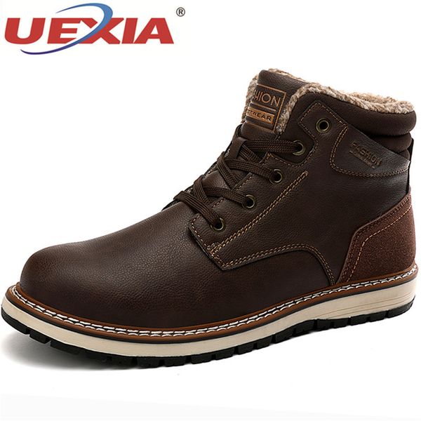 uexia brand new fashion winter fur supper warm plush snow boots men male shoes non slip rubber casual botas ankle footwear t200305, Black
uexia brand new fashion winter fur supper warm plush snow boots men male shoes non slip rubber casual botas ankle footwear t200305, Black