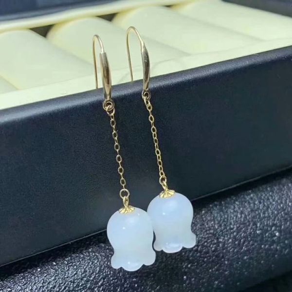 shilovem 18k yellow gold real natural white jasper stud earrings classic wholesale fine women gift new myme8.51009by, Golden;silver
shilovem 18k yellow gold real natural white jasper stud earrings classic wholesale fine women gift new myme8.51009by, Golden;silver