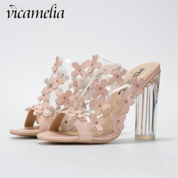 vicamelia newset transparent high heel sandals with small flower ladies clear sandals shoes women open toe summer slippers 560 cj191220, Black
vicamelia newset transparent high heel sandals with small flower ladies clear sandals shoes women open toe summer slippers 560 cj191220, Black