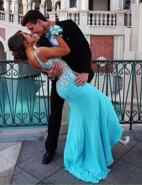 split prom dresses 2019 new sky blue mermaid v neck sheer bodice beaded blingbling sweep train pageant gowns couples fashion 890, Black
split prom dresses 2019 new sky blue mermaid v neck sheer bodice beaded blingbling sweep train pageant gowns couples fashion 890, Black